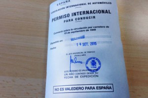 permiso internacional de conducir